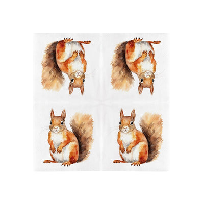 Esschert design papieren servetten eekhoorn 33x33cm fsc mix