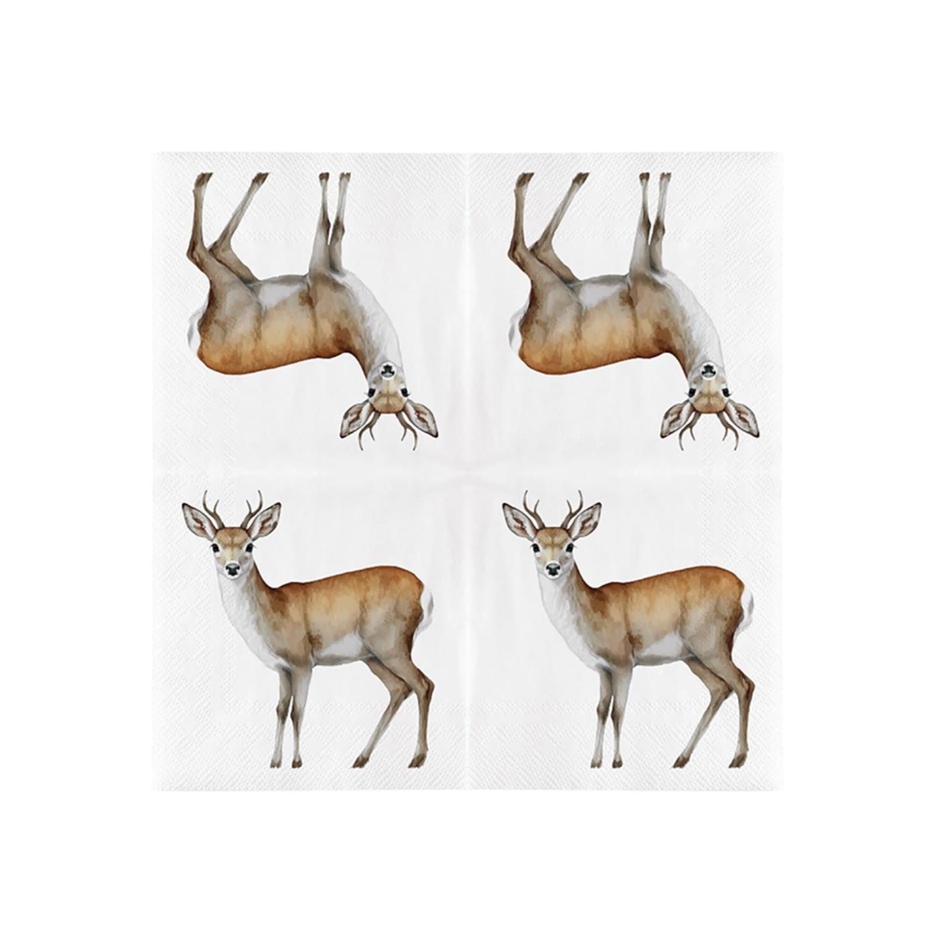 Esschert design papieren servetten ree 33x33cm fsc mix