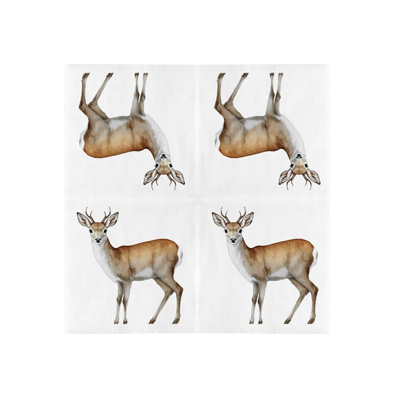 Esschert design servetten ree 33x33cm