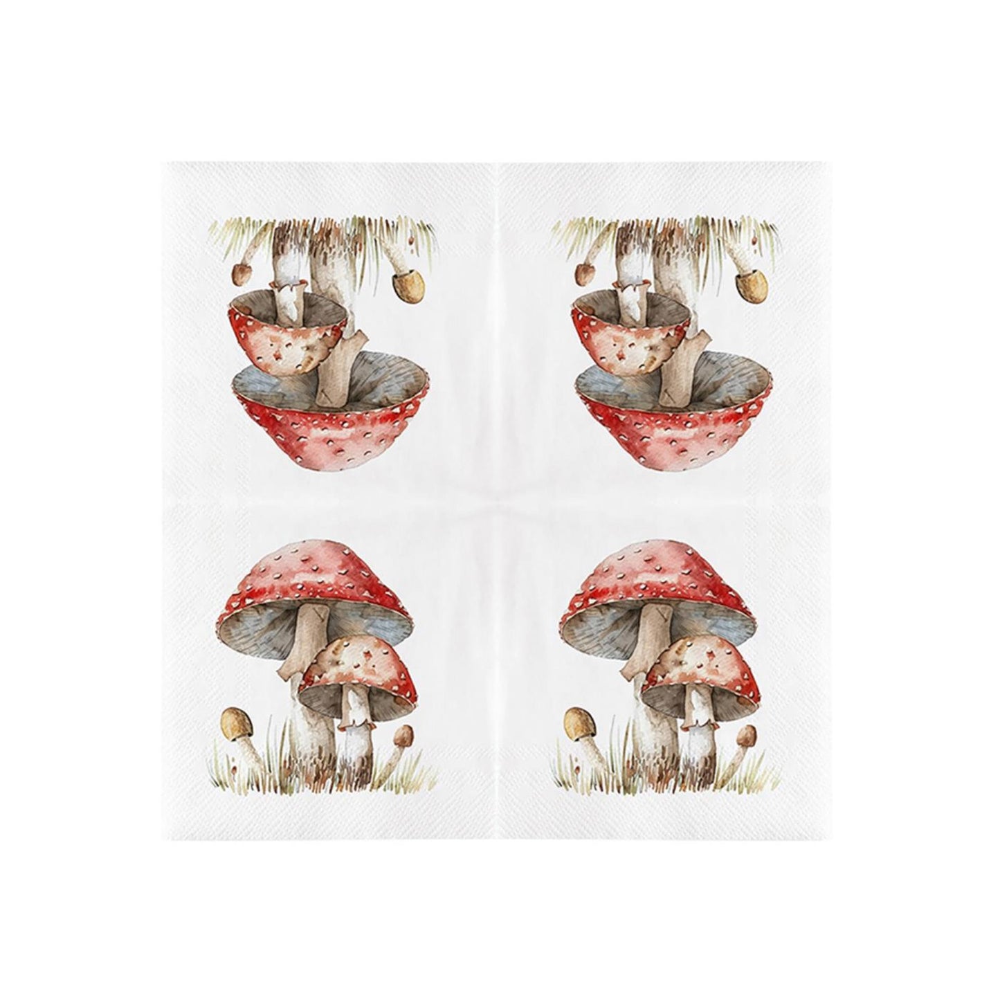 Esschert design papieren servetten vliegenzwam 33x33cm fsc mix
