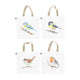 Esschert design boodschappentas aquarel vogel ass. 40x14,5x40cm pp