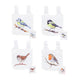 Esschert design opvouwbare tas aquarel vogel ass. 39,3x4,5x57,3cm polyester