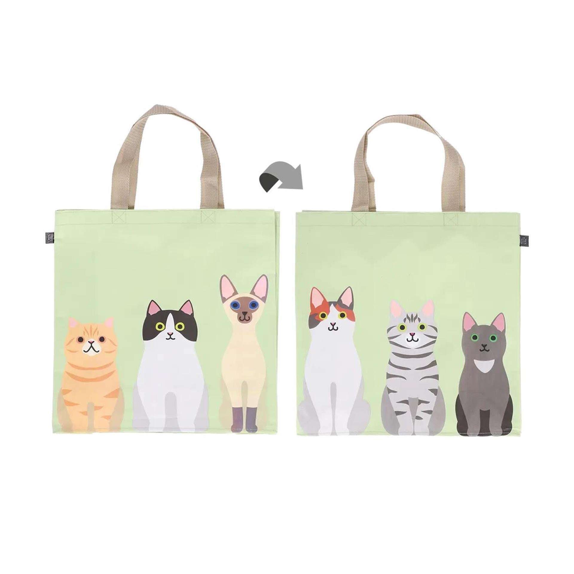 Esschert design boodschappentas katten 40x40x14,5cm