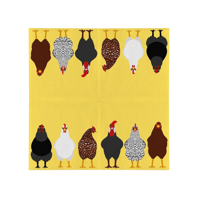 Esschert design servetten kippen 33x33cm
