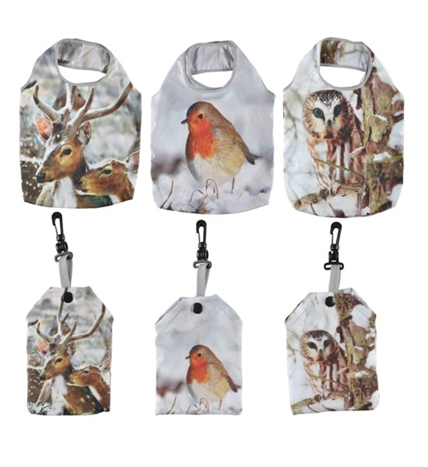 Esschert design opvouwbare boodschappentas met herfstdecoratie