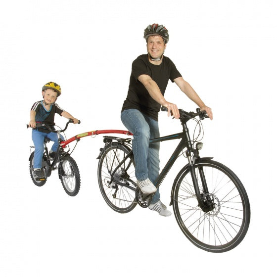 Trail-gator Tandemstang 25,4 31,8 mm staal rood