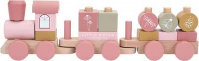 Tiamo little dutch trein roze met 2 wagons