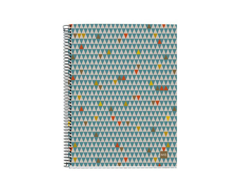 Miquelrius notitieboek - driehoeken - a4 gelinieerd - 120 blz