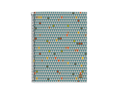 Miquelrius notitieboek - driehoeken - a4 geruit - 120 blz