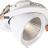 Enzo tronix led downlighter wit 18-30w 3000k banaan model 45gr - led2355