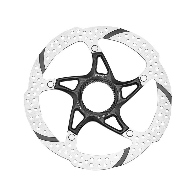 Trp schijfrem rotor tr180-25 ø180mm, centerlock, zilver