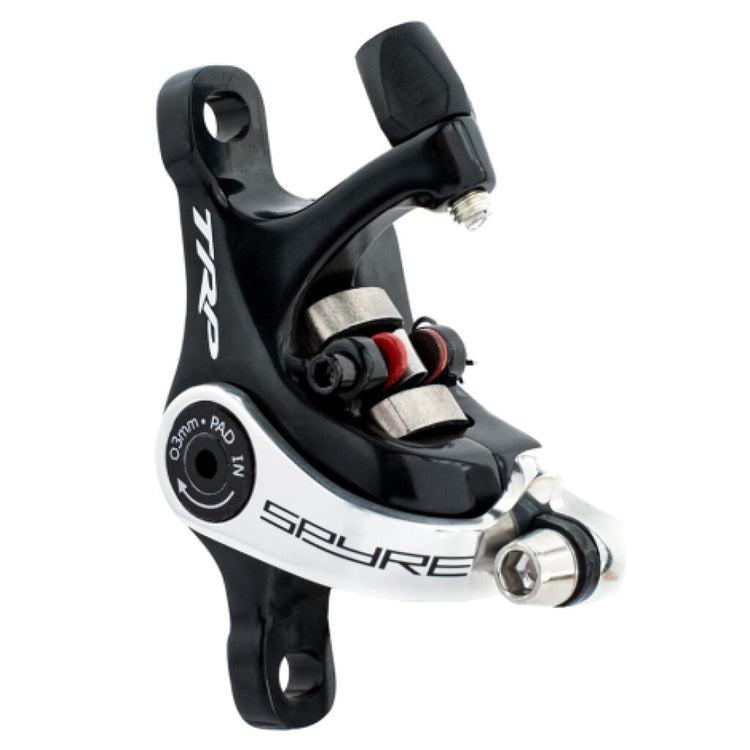 Trp md-c610 spyre remklauw mechanisch flatmount achter zwart zilver