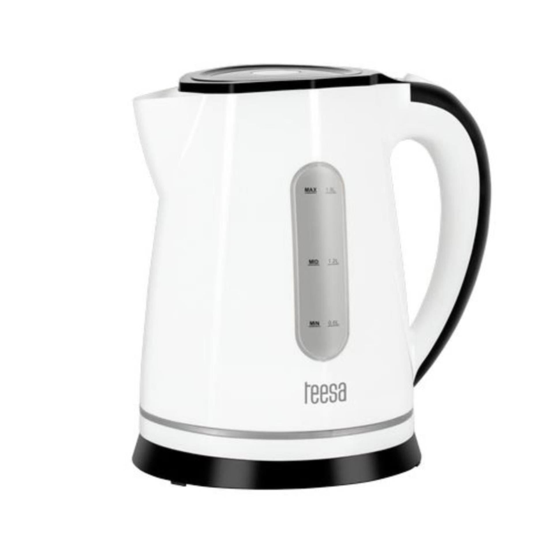 Teesa waterkoker draad- en geruisloos 1,8l wit