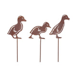 Esschert design roest tuinsteker eendje 8,7xh19,1cm - afbeelding 1