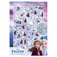 Moxy frozen glitter stickerboek - a5 formaat 8 vel