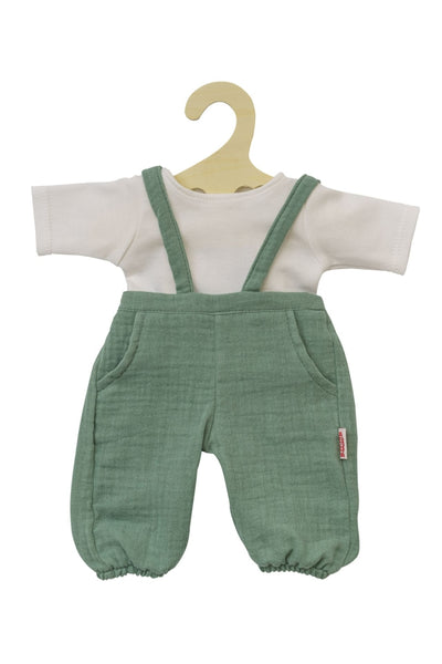 Heless poppen tuinbroek groen, 28-35 cm