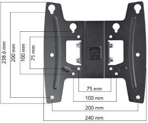 Enzo tv wandbeugel wm4241 one for all solid turn90 - 7312450