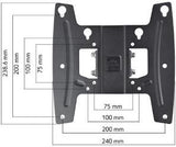Enzo tv wandbeugel wm4251 one for all solid turn180 - 7312454 - afbeelding 2