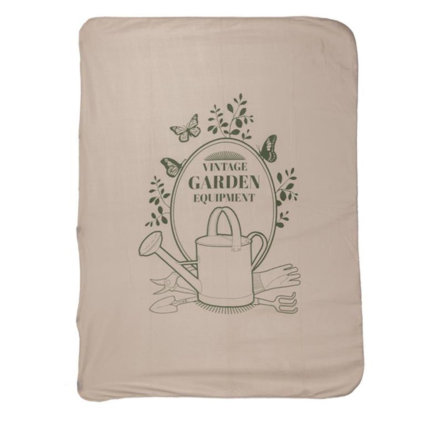 Esschert design fleeceplaid vintage garden 130x180cm
