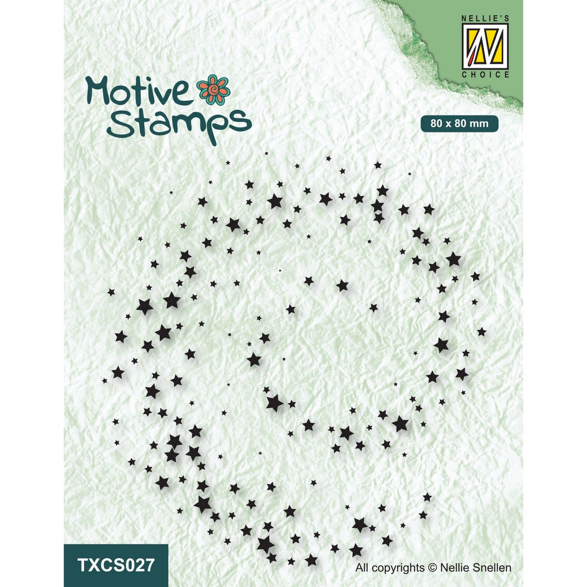 Nellie's choice • texture clear stempels starry sky