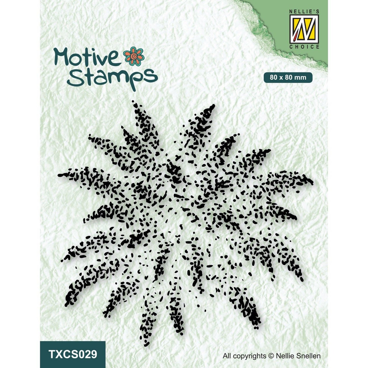 Nellie's choice • texture clear stempels golden rain