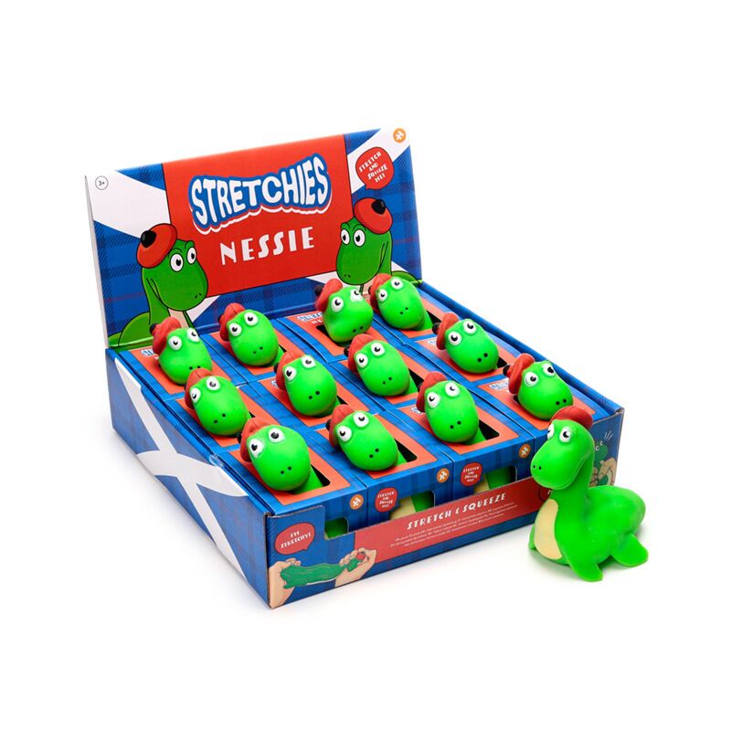 Stretchy nessie scotland souvenir toy