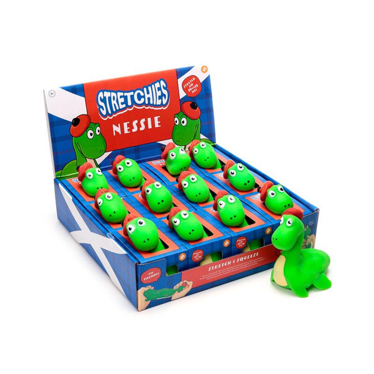 Stretchy nessie scotland souvenir toy