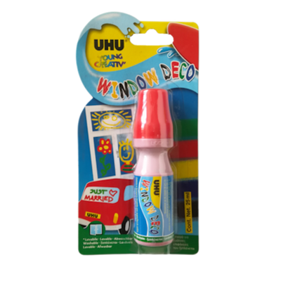 Uhu vensterstift rood 25ml