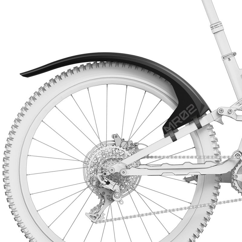 Unleazhed mr02 rear mudguard