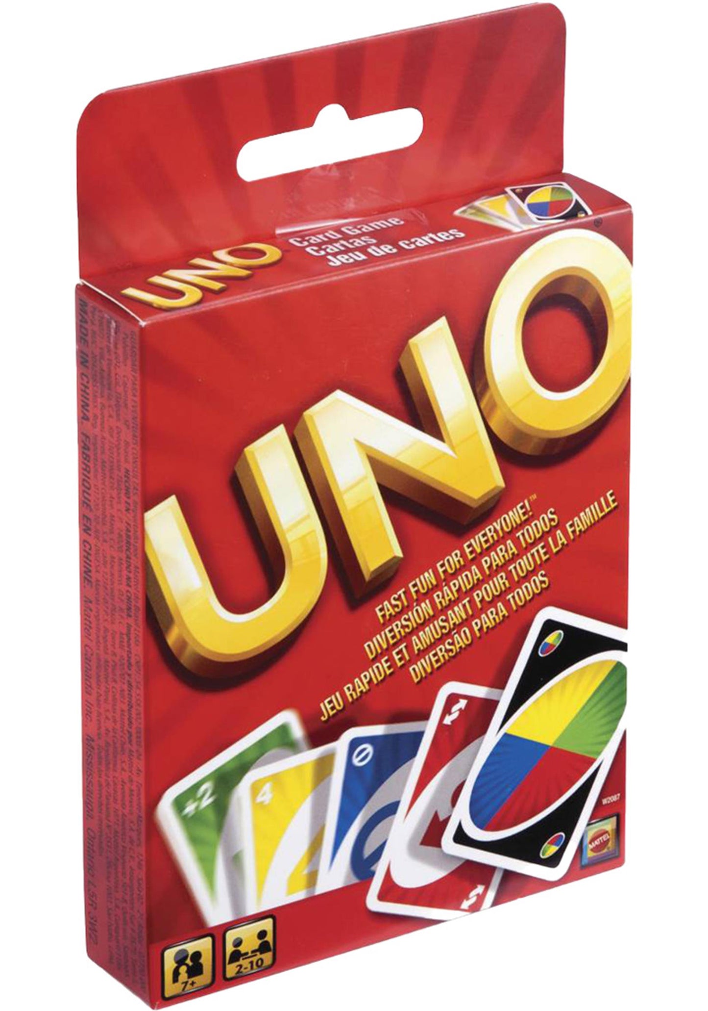 Mattel uno kaartspel 7+ 2 toto 20 spelers