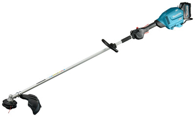 Makita ur014gt201 | xgt 40v max | accu bosmaaier | d-greep | 5,0 ah (2 st) | snellader | in doos ur014gt201