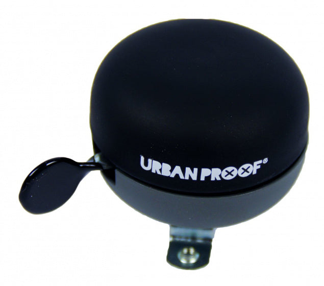 Urbanproof ding dong fietsbel 6 x 7 cm staal matzwart