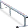 Urban street ramps Flatbar grindrail 185 cm zilver