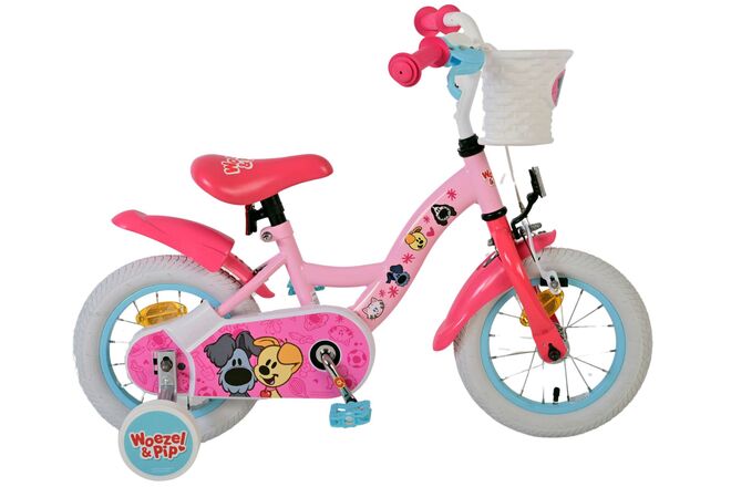 Woezel pip kinderfiets - meisjes - 12 inch - roze