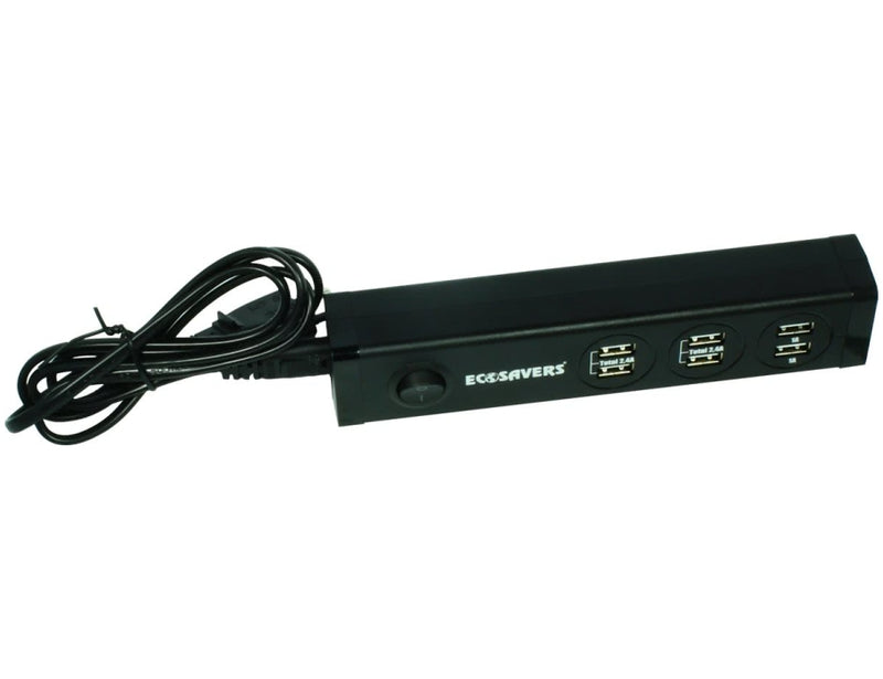 Ecosavers slimme usb oplader 6 uitgangen