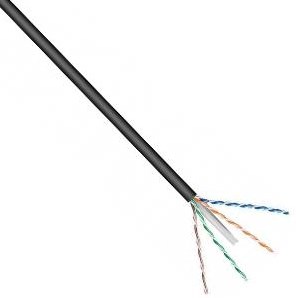 Enzo utp cat6 box 305m zwart massief outdoor set - 1381541