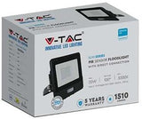 V-tac led bouwlamp 20w 3000k zwart met sensor + kabelinvoer - 9335210 - afbeelding 2