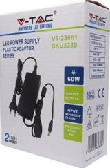 V-tac led driver 60w voor led strips 12v 4379330 - afbeelding 2