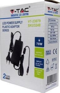 V-tac led driver 78w voor led strips 12v 4379340
