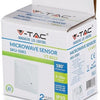 V-tac microwave sensor inbouw wit wand - 3900318