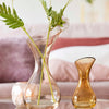 House of nature vaas balatan glas 20cm bruin