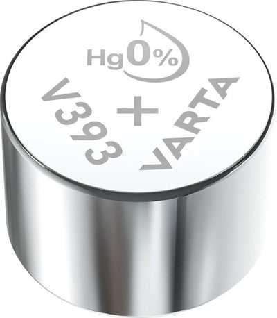 Varta v393 knoopcel batterij zilver