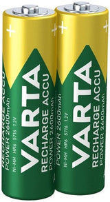 Varta aa accu 2600ma blister 2 r2u - afbeelding 2