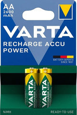 Varta aa accu 2600ma blister 2 r2u - afbeelding 1