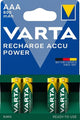 Varta oplaadbare mini penlite batterij aaa 800 mah nimh 1.2v 4 stuks op kaart