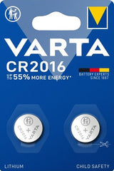 Varta cr2016 lithium knoopcel batterij 3v blister(2) - 3240352 - afbeelding 1