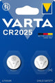 Varta cr2025 lithium knoopcel batterij 3v blister(2) - 3240357