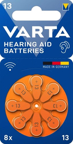 Varta gehoor batterij v13 blister(8) - 3221902