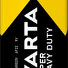 Varta Superlife 9V. Zink-Carbon. per stuk. (hangverpakking)