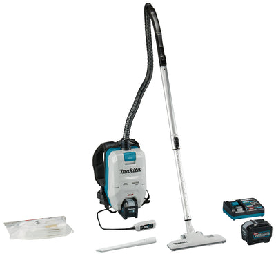 Makita vc008gl201 | 40v max rugstofzuiger | 2 x 8.0 ah accu + snellader vc008gl201